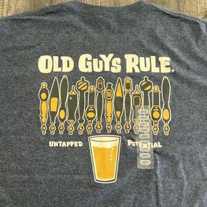 Old Guys Rule tshirt untapped potential